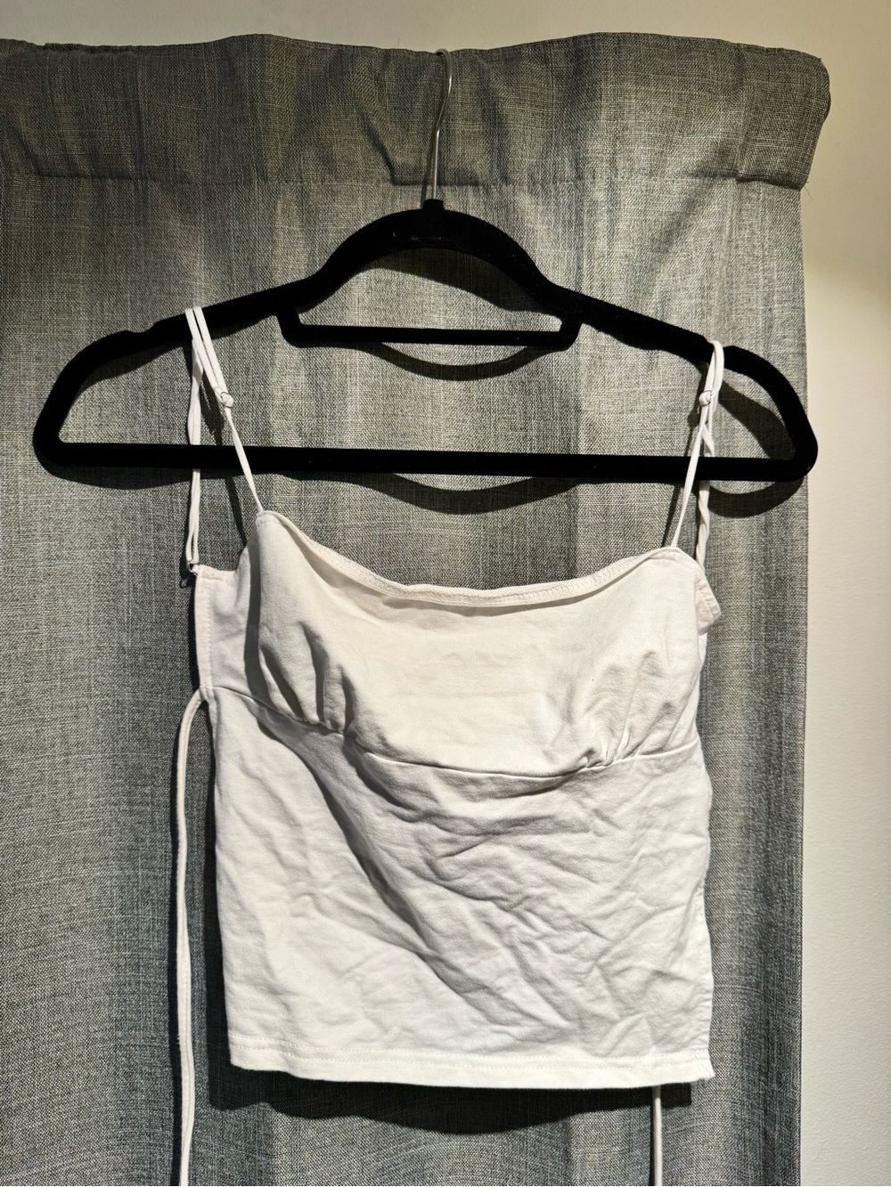 Edikted White Spaghetti Strap Cami